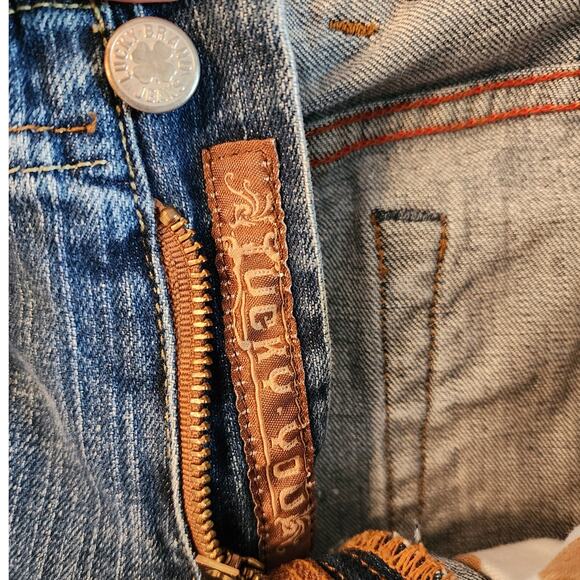 Lucky Brand Women's Denim Blossom Wonder Jean 90's Y2K Low Rise - Picture 7 of 13